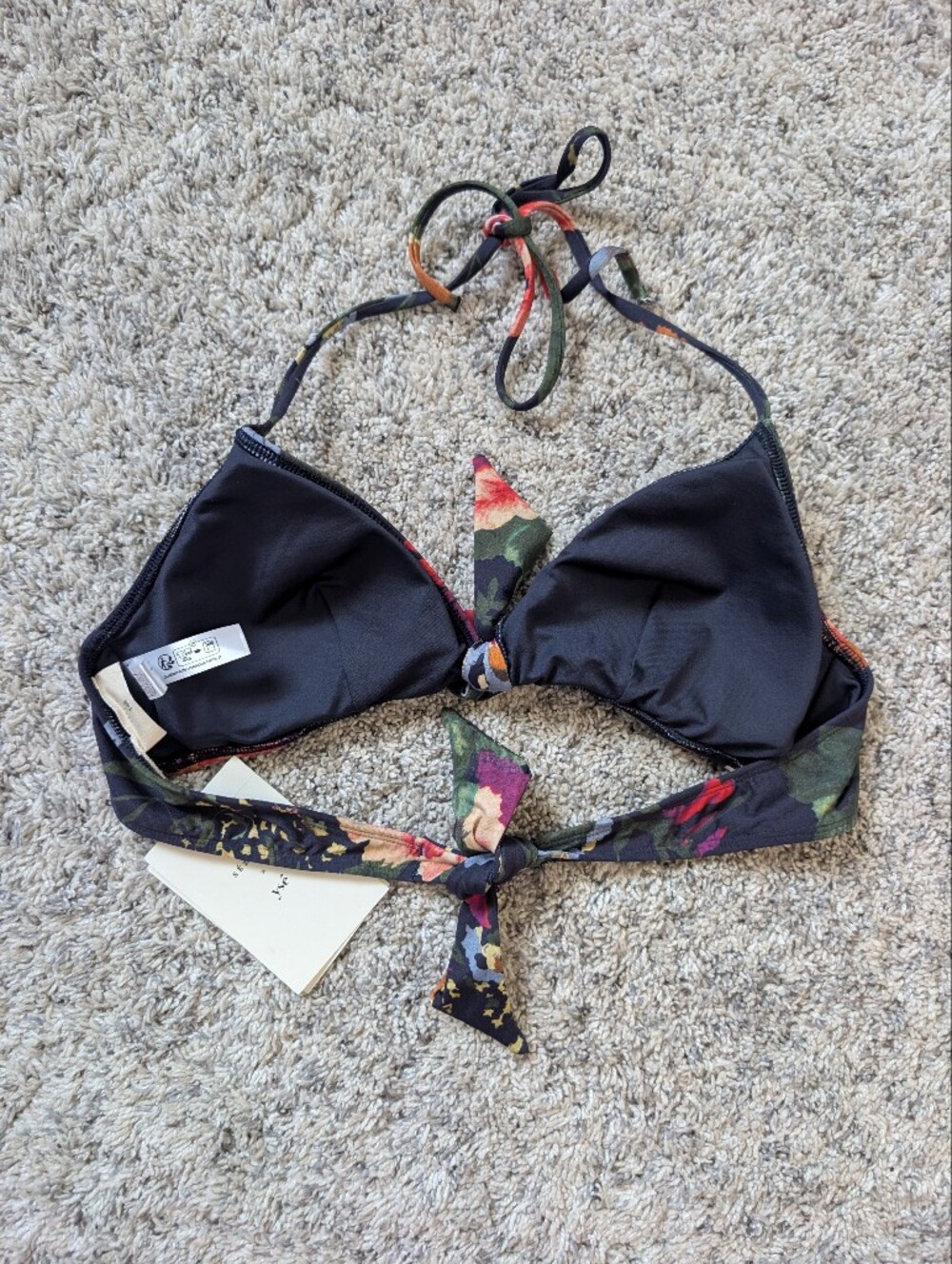 Sezane x Yse Triangle Chanson D'ete Bikini Top - Picture 2 of 6